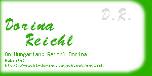 dorina reichl business card